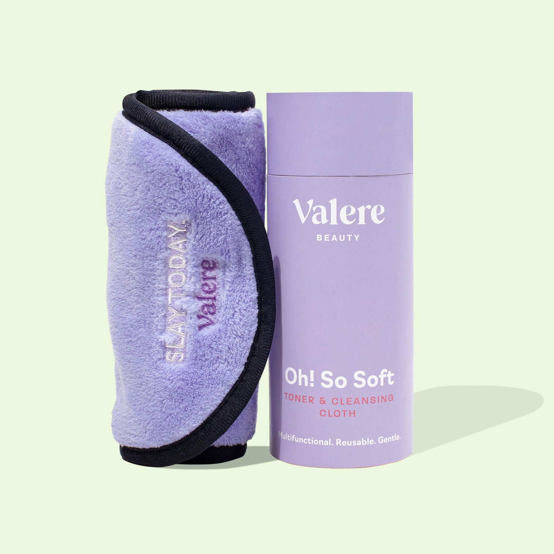 Valere Beauty Oh! So Soft Toner & Cleansing Cloth Microfiber Makeup Remover Cloth and Bamboo Cotton Toner Cloth Single Bundle 